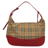 Secondhand Burberry Nova Check Handbag Nova Check Canvas and