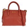 Secondhand Miu Miu Madras Convertible Side Zip Satchel