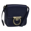 Secondhand Salvatore Ferragamo Tassel Gancini Lock Flap Shoulder Bag