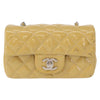 Secondhand Chanel Vintage Classic Single Flap Bag Quilted Patent
