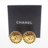 Secondhand Chanel Vintage Round CC Clip-On Earrings