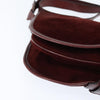Secondhand Balenciaga Shoulder Bag Burgundy Suede Bags