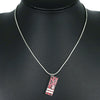 Secondhand Christian Dior Trotter Motif Necklace Engraved
