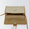 Secondhand Christian Dior Vintage Honeycomb Flap Crossbody Bag Canvas and