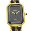 Chanel Premiere Rock Quartz Watch Plated Metal and Leather