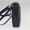 Chanel Vintage Stitched CC Shoulder Bag Caviar