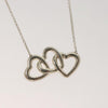 Secondhand Tiffany & Co. Triple Heart Pendant Necklace Sterling