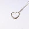 Secondhand Tiffany & Co. Elsa Peretti Open Heart Pendant Necklace Sterling