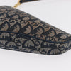 Christian Dior Vintage Saddle Bag Diorissimo Canvas