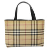 Secondhand Burberry Nova Check Tote canvas check pattern