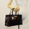 Secondhand Louis Vuitton Wilshire Handbag Monogram Vernis