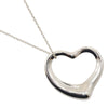 Secondhand Tiffany & Co. Elsa Peretti Open Heart Pendant Necklace Sterling