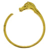 Secondhand Hermes Horse Head Bangle Gold Plated