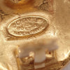 Secondhand Chanel Vintage CC Round Button Clip-On Earrings