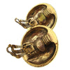 Secondhand Chanel CC Round Earrings Metal and