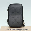 Louis Vuitton Double Phone Pouch Reverse Monogram Eclipse Canvas