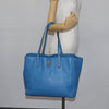 Secondhand MCM Vintage tote Blue Leather Accessories
