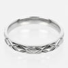 Secondhand Chanel Matelasse Ring Silver Platinum Jewelry