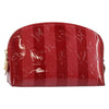 Secondhand Louis Vuitton Cosmetic Pouch Limited Edition Monogram Vernis Rayures