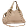 Secondhand Chloe Paraty Handbag Beige Leather Bags
