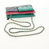 Chanel Tricolor CC Multi-Pocket Wallet on Chain Quilted Goatskin