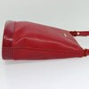 Secondhand Burberry Bucket Bag Red Leather Bags