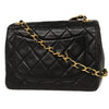 Chanel Vintage Square Classic Single Flap Bag Quilted Lambskin
