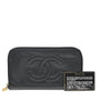 Secondhand Chanel CC Zip Around Wallet