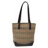 Secondhand Burberry Nova Check Tote canvas check pattern