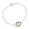 Secondhand Tiffany & Co. 1837 Interlocking Circles Chain Bracelet 18K Rose