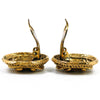 Secondhand Chanel Vintage Round CC Clip-On Earrings