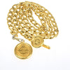 Chanel Vintage Medallion Chain Belt Metal