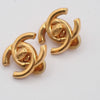 Secondhand Chanel CC Button Clip-On Earrings