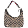 Gucci Hobo Shoulder Bag GG Canvas Sherry Line