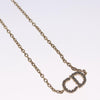 Secondhand Christian Dior Vintage CD Pendant Necklace