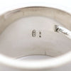 Secondhand Gucci Logo Band Ring Sterling