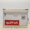 Secondhand Louis Vuitton Double Flat Messenger Bag Limited Edition Logo Story Monogram Canvas and