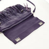 Prada Double Turn Lock Flap Bag Leather with Fringe