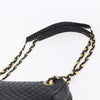 Bally Vintage Chain Shoulder Bag Quilted Leather