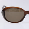 Secondhand Chanel Camélia sunglasses Brown Plastic Accessories
