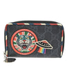 Secondhand Gucci Night Courrier Bifold Wallet GG Coated Canvas with Applique