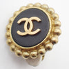Secondhand Chanel Vintage Round CC Clip-On Earrings