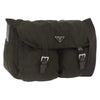 Secondhand Prada Zip Buckle Messenger Bag Tessuto