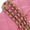 Secondhand Chanel Classic Sunglasses Case with Chain Quilted Lambskin with Rainbow Hardware
