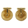 Secondhand Chanel Vintage Logo Round Cufflinks Plated