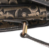 Christian Dior Vintage Trotter Flap Shoulder Bag Diorissimo Canvas