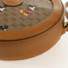 Gucci Disney Mickey Mouse Round Shoulder Bag Printed Mini GG Coated Canvas
