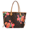 Louis Vuitton Neverfull Tote Limited Edition Monogram Roses