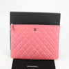 Chanel O Case Clutch Quilted Lambskin