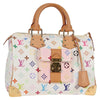 Secondhand Louis Vuitton Speedy Handbag Monogram Multicolor